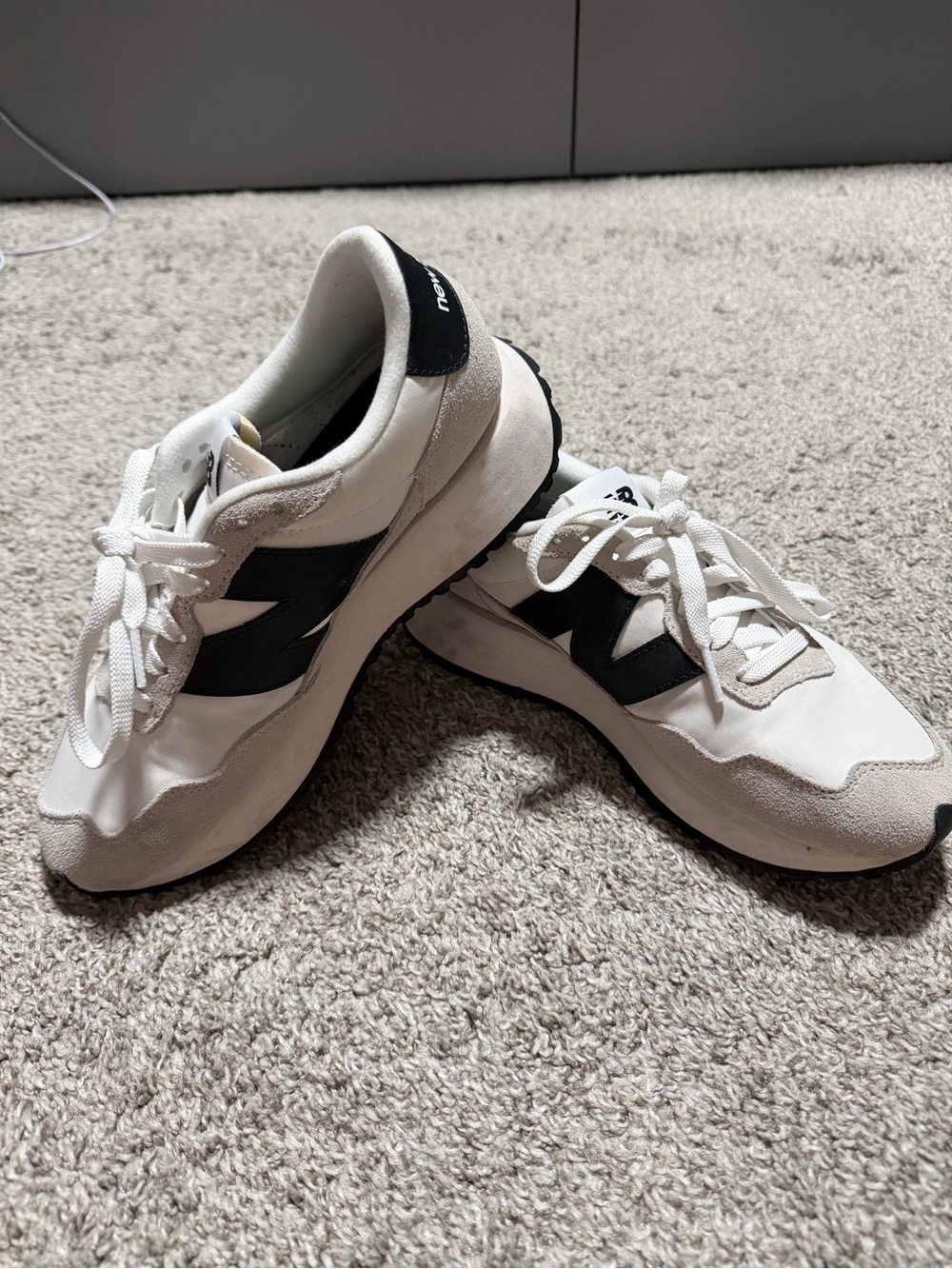New Balance Women’s 237 Sneaker - Black, Cream, and White